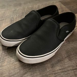 Vans Black Leather